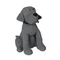 Türstopper hund Stoff Türpuffer Deko Türsack grau 1 kg Tier-Türstopper 3er Set
