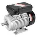 VEVOR 0,75 kW Elektromotor 1400 U/min, AC 220~240 V 5,45 A, 80, B3-Rahmen, Luftkompressormotor 1-phasig, 19 mm Keilwelle, Rechts-/Linkslauf für landwirtschaftliche Maschinen und allgemeine Geräte