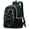 CampFeuer Kühlrucksack 30 Liter | leicht und wasserdicht | schwarz | Isoliertasche für BBQ, Camping, Strand und Outdoor Aktivitäten