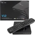 Intermedia Arts V12 4K UHD Android 11 IPTV OTT Streaming Box HD Receiver PVR Rea - Schwarz