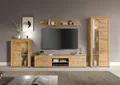 Home affaire Wohnwand AOSTA, Breite 310cm, 4-teilige Wohn-Kombination, (4-St., bestehend aus: Vitrine, Lowboard, Wandboard & Vitrine hoch), Wohnwand, Kombination, Anbauwand, Möbel Set, Schrankwand, Möbel Kombi