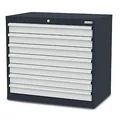 Simplaflex Systemeinrichter C-Line Schubladenschrank anthrazit 7 Schubladen 90,0 x 57,5 x 82,0 cm, 1 St.