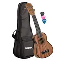 Soprano Ukulele Mahogany Lefthand (incl. Bag padded, 3 Picks)