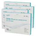 EUROPAPA® 40x Corona Laientest Selbsttest Covid-19 Antigentest auf SARS-CoV-2 Schnelltest zur Eigenanwendung Testkassete Probentupfer Antigenextrakt einzelverpackt