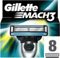 Gillette Rasierklingen Mach3 Turbo Packung 8 Klingen OFFIZIELLER Nachfüllpack Turbo Rasur