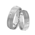 trauringe123 - Hochzeitsringe Verlobungsringe Trauringe Eheringe Partnerringe Ohne Stein Trauringe aus Silber, 925 `er Sterlingssilber, Diamant, GRAVUR GRATIS, (1 Paar) - J4x