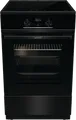 Gorenje Standherd GEIT5C60BPG | Elektroherd Induktion | 50 cm | 70 L | AirFry | Schnellaufheizung | Schwarz, A (Spektrum:  bis D)