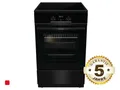 Standherd Gorenje GEIT5C60BPG -740801 Schwarz ExtraSteam 50cm breit