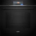 Siemens iQ700 HB778G3B1 Backofen 71 l Schwarz, Edelstahl