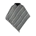 virblatt - Herren Poncho | Baumwolle | Zum Wenden | Mexiko Warm Mit Kapuze | Baja Hoodie