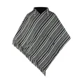 Herren Poncho | Baumwolle | Zum Wenden | Mexiko Warm Mit Kapuze | Baja Hoodie