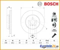 2 St. Bremsscheibe BOSCH 0986479F57 für BMW 5er 5er Touring