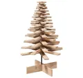 vidaXL Künstlicher Weihnachtsbaum 100 cm Weihnachtsbaum Holz zum Schmücken 100 cm Massivholz Kiefer
