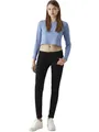 LTB Jeans Damen Molly Jeans, Black To Black Wash, 29W / 30L