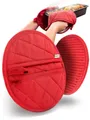 Wohnheld Topflappen Topflappen & Ofenhandschuhe 2er Set hitzebeständig 250° C, (Rund, bestehend aus 2x Ofenhandschuh), hitzebeständig perfekter Schutz einzigartiges Design