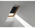 VELUX Verdunkelungsrollo Classic uni schwarz manuell DBL U04 4249