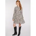 HaILY’S Tunikakleid SH V DR La44rissa mit Volant am Rockteil beige XS (34)