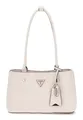 GUESS Meridian II Shoulder Satchel Bag Schultertasche Tasche Ivory creme Neu