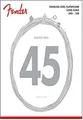 Fender Stainless 9050's Bass Strings, Stainless Steel Flatwound, 9050L .045-.100 Gauges, (4)