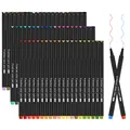 Funnasting Fineliner Stifte, 60 Farben Fineliner Set, 0.4mm Bullet Journal Stifte Farbig Stift Filzstift Set Farbe Pen für Sketch, Schreiben, Hinweis Kalender, Malen für Erwachsene