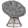 Outsunny Sessel, Rattan, BxH: 97 x 86 cm - grau