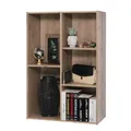 Iris Ohyama Bücherregal, 5 Etagen, 60cm breit, Aschbraun, Vielseitig, Modular, Offenes Regal, Für Wohnzimmer, Büro, Schlafzimmer, Platzsparend, Bücher, CD, Dekor, Einfacher Aufbau, CX-23C
