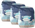 (€ 0,91/L) Catsan Hygiene plus Katzenstreu nicht klumpend weiß - 3 x 18 L (54 L)