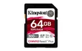 740617301953 Kingston Technology 64GB Canvas React Plus SDXC UHS-II 300R/260W U3
