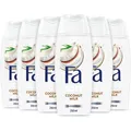 Fa Pflegendes Duschgel Coconut Milk mit natürlichem Kokosnuss-Extrakt und dem exotisch-pflegenden Duft von Kokosnussmilch, 6x 250 ml
