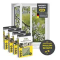 EASYmaxx Insekten & Pollen Schutz Fenstergitter 4er Set Magnet Fliegengitter