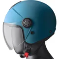 Motorrad Helm M - GMS Gelato Curacao - Jethelm mit Sonnenblende und Visier