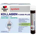 Doppelherz system KOLLAGEN 11.000 PLUS – Mit Nährstoffen, die zur Gesundheit des Bewegungsapparates und zum Zellschutz beitragen –30 Trinkfläschchen