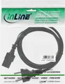 InLine 16651N 0.3m C13-Koppler Schwarz Stromkabel (16651N)