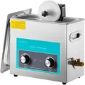 VEVOR 6L Digitaler Ultraschall Schallplatten Reinigungsgerät Edelstahl, 33 x 18 x 28,5 cm Ultraschallreinigungsgerät Ultraschallreiniger Ultraschallgerät Heizung Digital Brille Uhren Schmuck