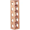 Weinregal Mumbai aus Holz Akazie ca. 15x70x15 cm