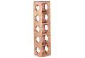Wohnling Weinregal WL1.768 MUMBAI Massiv-Holz Akazie Regal Wandmontage für 5 Flaschen 7, Akazie Massivholz für 5 Flaschen Modern 70 cm, Flaschenregal für Wandmontage, Standregal für Wein