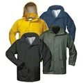 Norway PU Regen-Jacke mit Kapuze - Marine - Größe: M