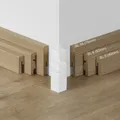 Parador Außenecke höhenvariabel Typ 2 Weiß für SL 3, SL 6, SL 18 Sockelleisten