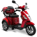 Rolektro Seniorenroller Trike 25 V.3 Rot Lithium 25 km/h  incl. Servicepaket