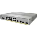 Cisco Catalyst 3560CX-12PD-S - Switch - managed - 12 x 10/100/1000 (PoE+) + 2 x SFP+ (kombiniert) - Desktop, an Rack montierbar, an DIN-Schiene montierbar, wandmontierbar - PoE+ (240 W)
