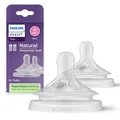 Philips Avent - Niplle, Natural Response Nipple 2 Pieces Fast Flow ... NEU