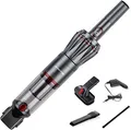 Genius Neu Invictus One 1.0 Handstaubsauger 12-TLG grau - Handsauger beutellos & kabellos mit 11000PA | HEPA Filter, Lithium Ionen Akku, Tierhaarbürste, Behälter 180ml