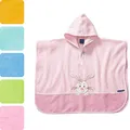 Badeponcho Kinder 1–3 Jahre mit Kapuze – 100% Baumwolle OEKO TEX® Handtuchpon...