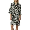 s.Oliver Blusenkleid mit All-Over Print schwarz 36