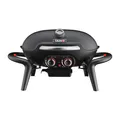 TAINO Tischgrill KENAI, Gasgrill klein, Balkongrill, Thermometer, Schwarz