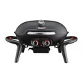 TAINO KENAI Gasgrill klein Tischgrill Balkongrill Thermometer Aluguss Schwarz