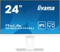 iiyama 24" WHITE IPS-panel, 1920x1080@100Hz, 15cm Height Adj. Stand, 1ms (MPRT), Adaptive Sync, 300cd/m², Speakers, HDMI, DisplayPort, Speakers, USB 2x 2.0 - dual monitor setup XUB2497HSN-W2 [Energieklasse E] (XUB2497HSU-W2)