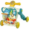 COIL 5-in-1 Laufwagen für Babys – Lernhilfe mit Musik und Licht, höhenverstellbar – Laufhilfe – Farbe Grün