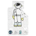 sleepwise Kinderbettwäsche 135x200 | ÖKO-Tex Zertifiziert 2tlg. Bettwäsche Kinder mit Kissenbezug 50x75 cm | Extraweiche Mikrofaser Kinder Bettwäsche Set mit Reißverschluss | Planets