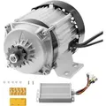 VEVOR 500 W Elektrischer Bürstenloser Gleichstrommotor-Bausatz, Bürstenloser Elektromotor – 48 V 2700 U/min Motor mit verbessertem Drehzahlregler für Go Karts E-Bike Motorrad Roller